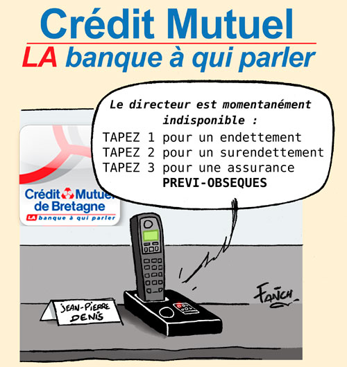Le Crédit Mutuel et la grève de la faim de Michel Madec