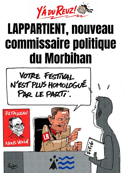 Le pr�sident du conseil d�partemental du Morbihan David Lappartient supprime des subventions aux festivals dont il ne partage pas les id�es politiques