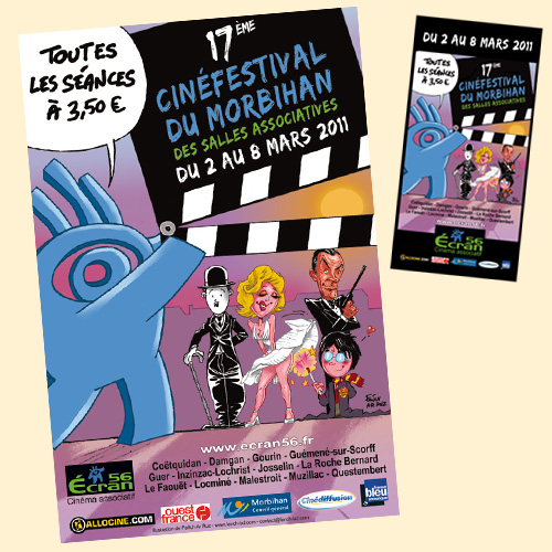 affiche du cine festival du Morbihan