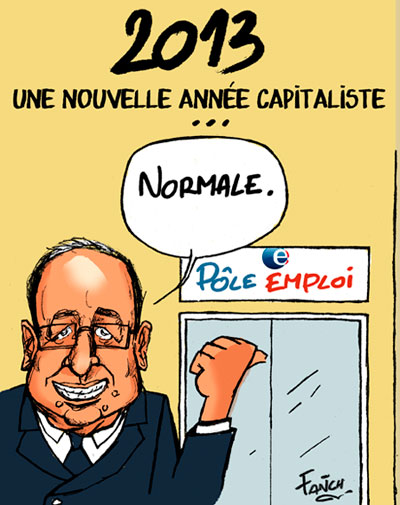 François Hollande présente ses voeux aux français pour l'année 2013